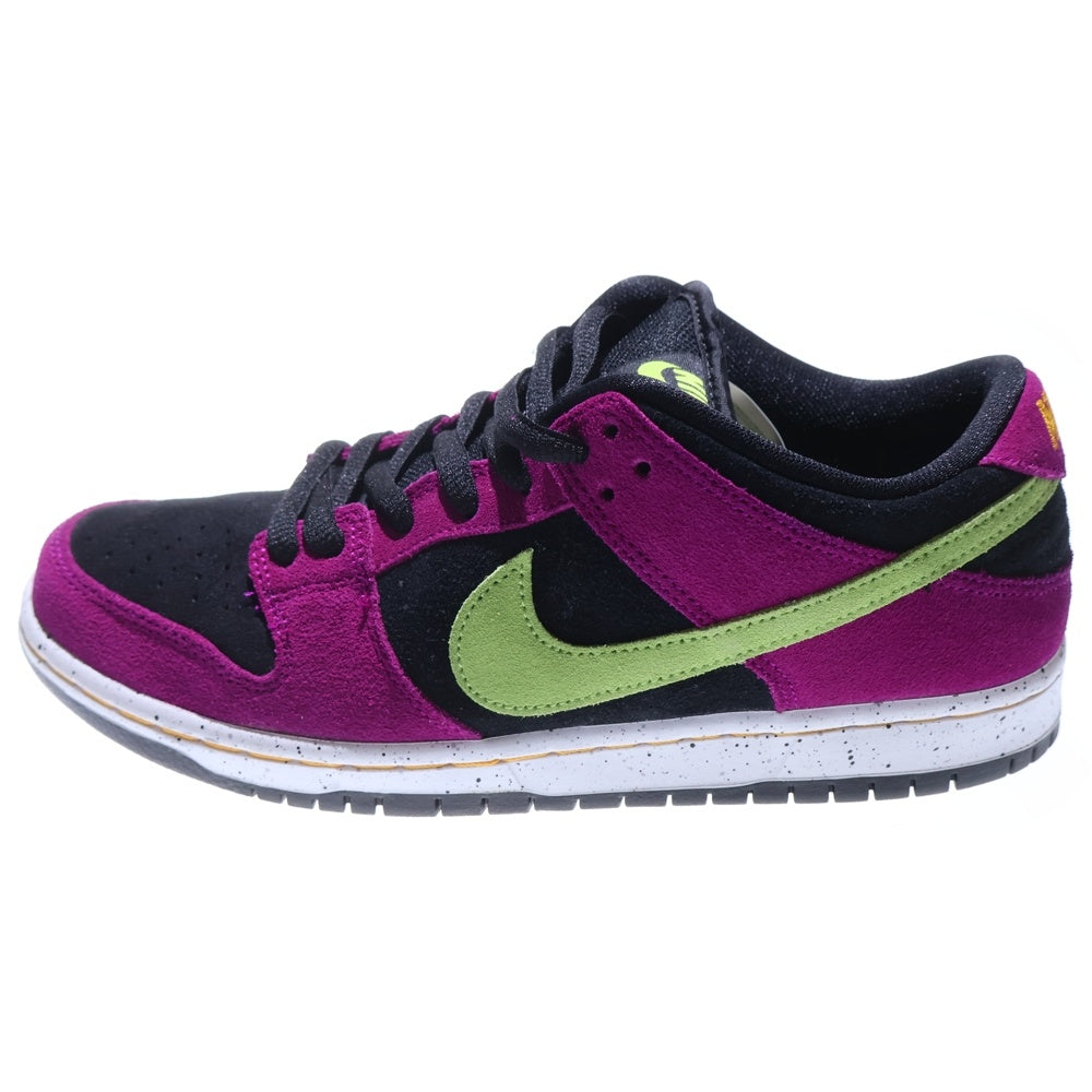 NIKE SB(ナイキエスビー) SB DUNK LOW PRO RED PLUM BQ6817-501 ダンク レッドプラム ローカットスニーカー パープル/ブラック US8/26cm
