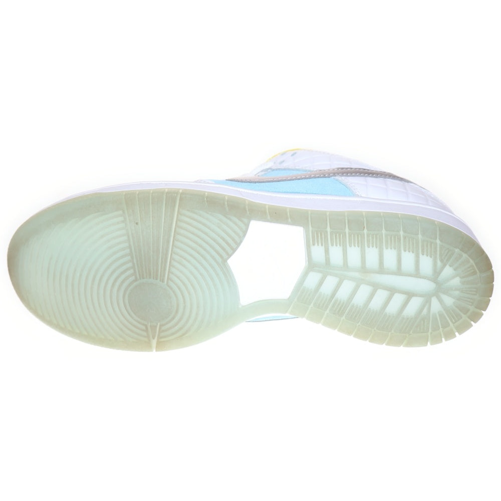 NIKE SB(ナイキエスビー) FTC DUNK LOW PRO QS Lagoon Pulse DH7687-400 ダンクロー ラグーンパルス ローカットスニーカー 銭湯 ライトブルー/ホワイト US8/26cm