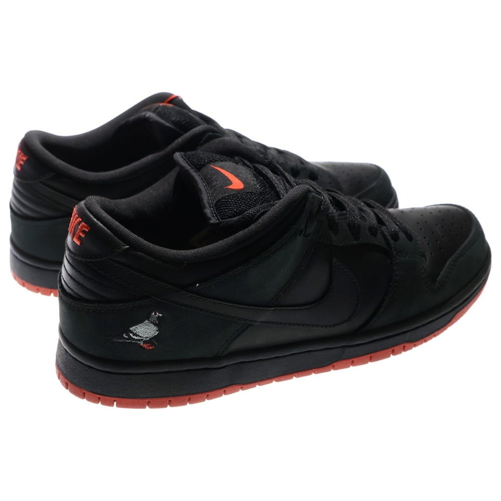 NIKE SB(ナイキエスビー) ×STAPLE DUNK LOW TRD QS Black Pigeon 883232-008 ×ステイプル ダンクロウ ブラックピジョン ローカットスニーカー ブラック US8.5/26.5cm