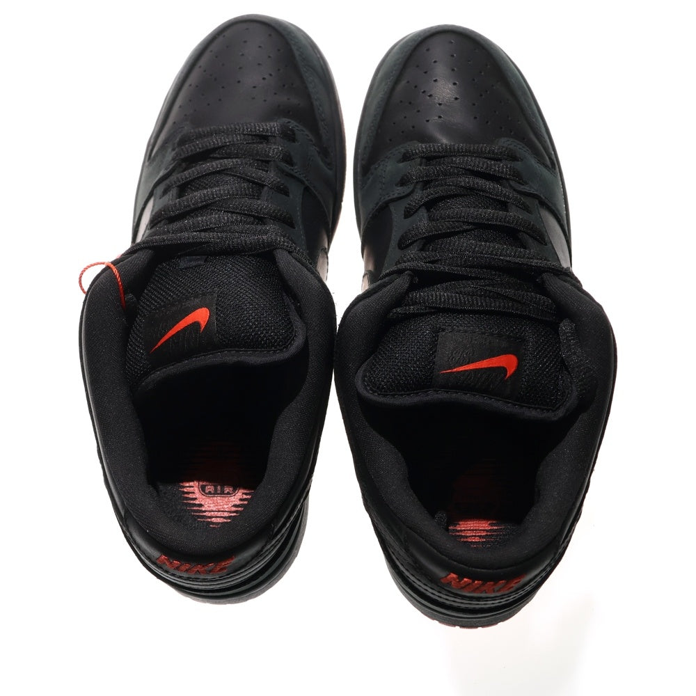 NIKE SB(ナイキエスビー) ×STAPLE DUNK LOW TRD QS Black Pigeon 883232-008 ×ステイプル ダンクロウ ブラックピジョン ローカットスニーカー ブラック US8.5/26.5cm