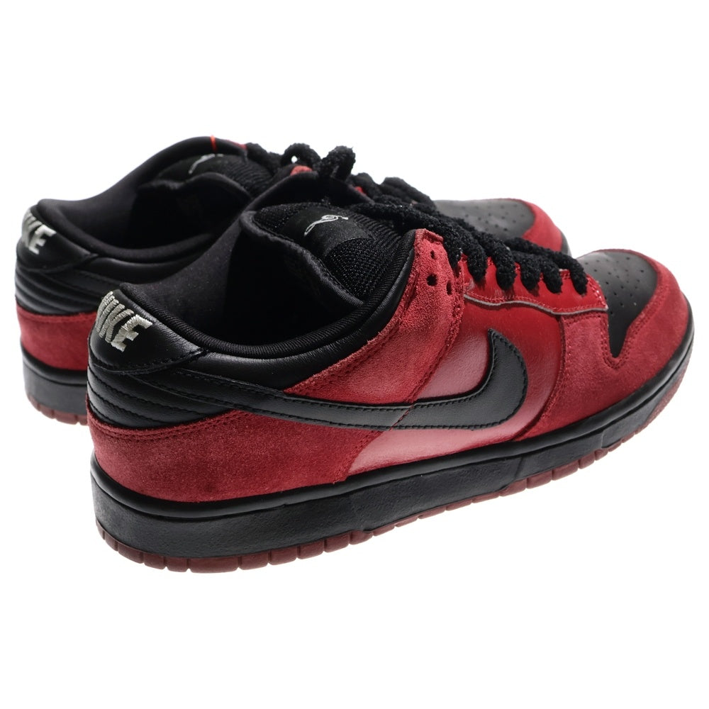 NIKE SB(ナイキエスビー) 【観賞用 2007年製】 DUNK LOW PRO SB MILLI VANILLI FALLEN HEROES PACK 304292-602 ダンクロー クリムゾンレッド ローカットスニーカー US9/27cm