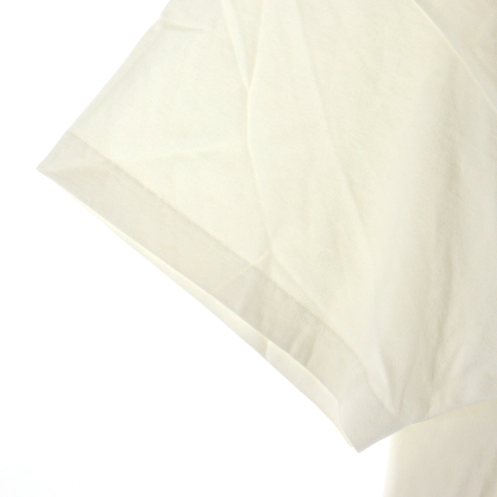 BALENCIAGA(バレンシアガ) FRONT LOGO MOCK NECK T-SHIRTS フロントロゴ刺?モックネック半袖カットソー Tシャツ ホワイト 7873439