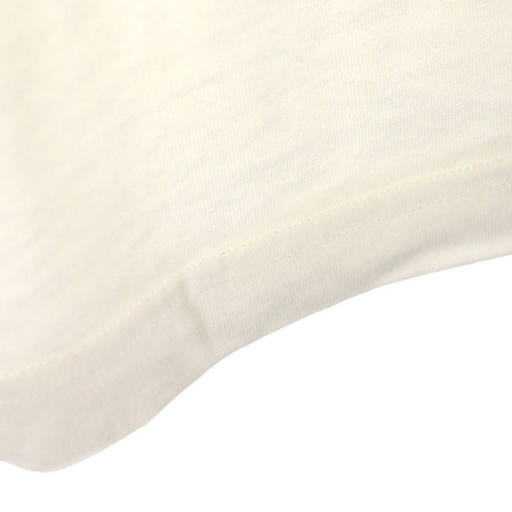 BALENCIAGA(バレンシアガ) FRONT LOGO MOCK NECK T-SHIRTS フロントロゴ刺?モックネック半袖カットソー Tシャツ ホワイト 7873439