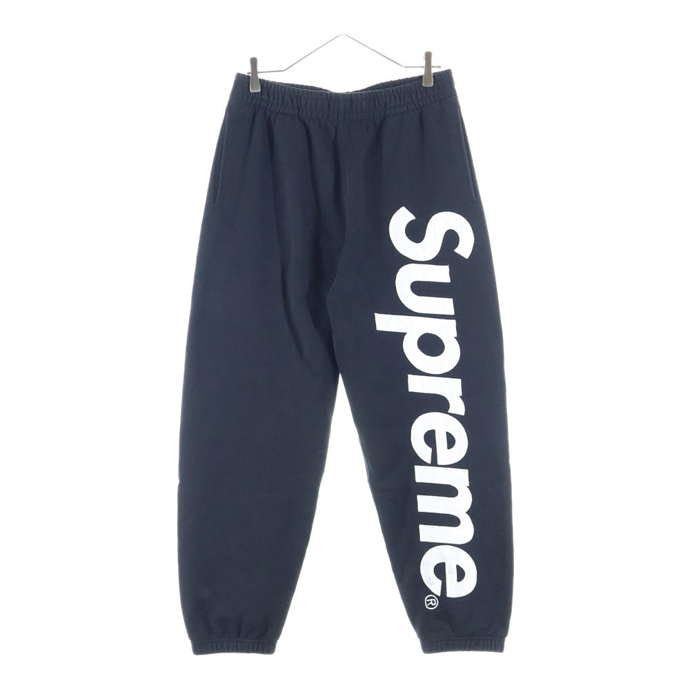 SUPREME(シュプリーム) 25AW Satin Applique Sweatpant サテン アップリケ スウェットパンツ ブラック