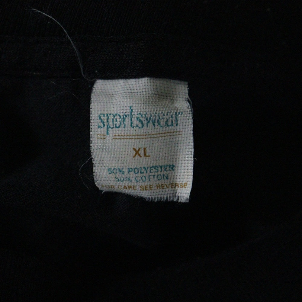 VINTAGE(ヴィンテージ) 80s VINTAGE ローリングストーンズ スティール ウェルズ ノースアメリカンツアー 1989 Sportwearタグ クルーネック半袖Tシャツカットソー ブラック