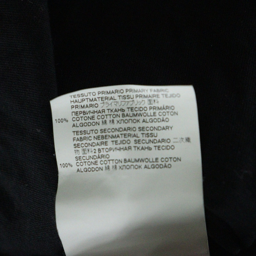 Maison Margiela 10(メゾン マルジェラ) 21AW フロントタグ クルーネック半袖Tシャツカットソー ブラック S50GC0658 S20079