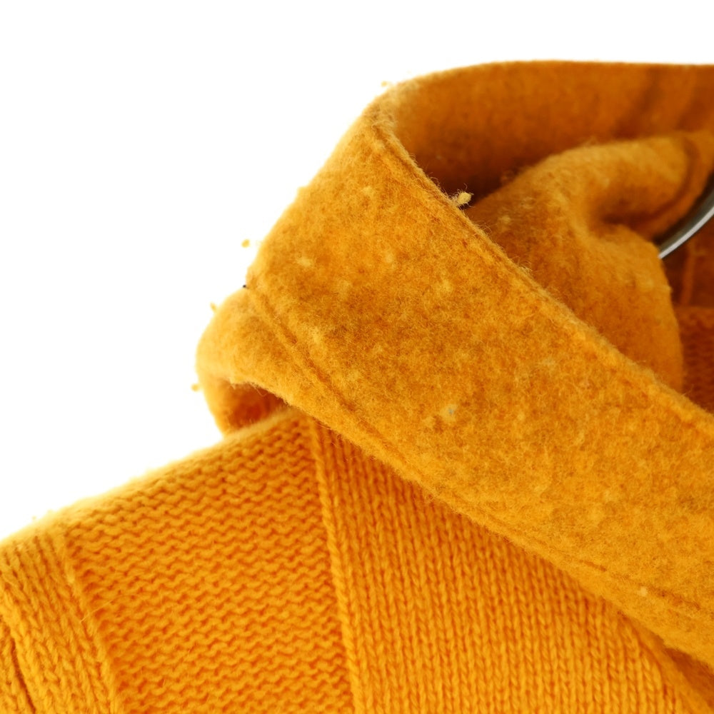 STONE ISLAND(ストーンアイランド) Logo Patch Hooded Cardigan 6715525A3 ロゴワッペン フーデット ジップカーディガン フーディー オレンジ