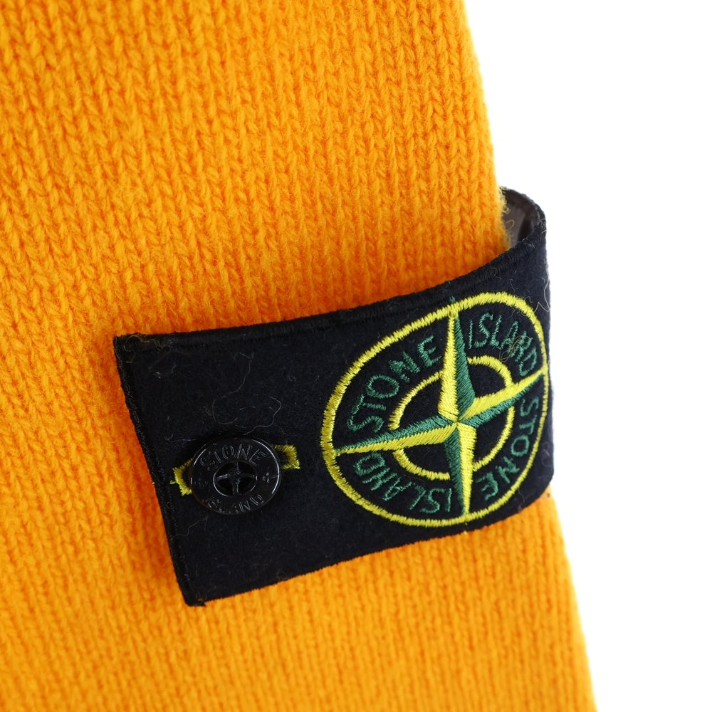 STONE ISLAND(ストーンアイランド) Logo Patch Hooded Cardigan 6715525A3 ロゴワッペン フーデット ジップカーディガン フーディー オレンジ