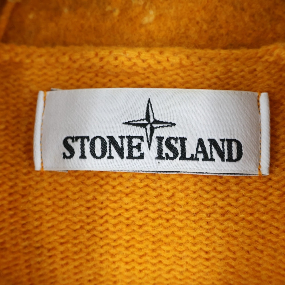 STONE ISLAND(ストーンアイランド) Logo Patch Hooded Cardigan 6715525A3 ロゴワッペン フーデット ジップカーディガン フーディー オレンジ