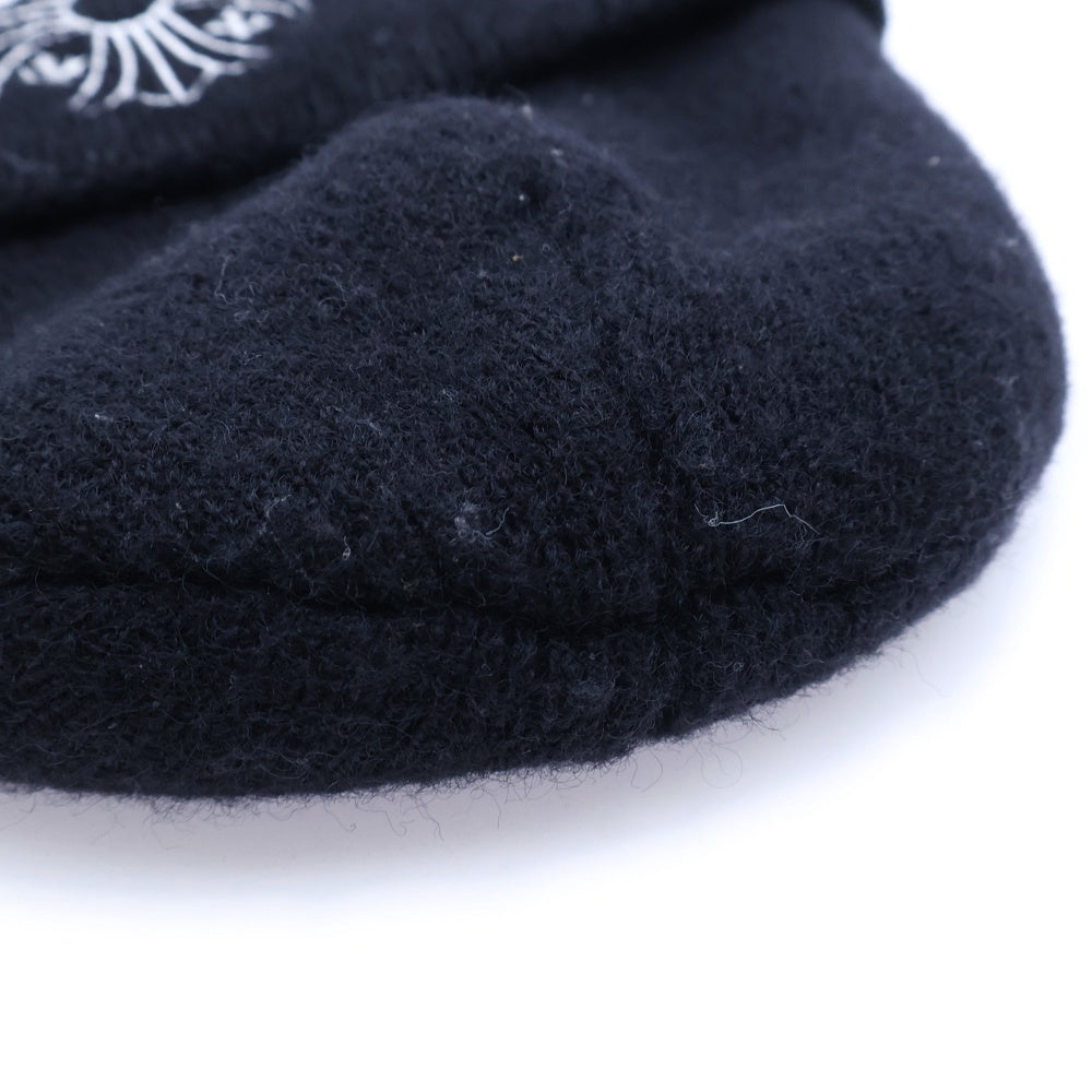 CHROME HEARTS(クロムハーツ) WOOL WATCH CAP ウールワッチキャップ CHプラス刺繍ビーニー帽子 ブラック