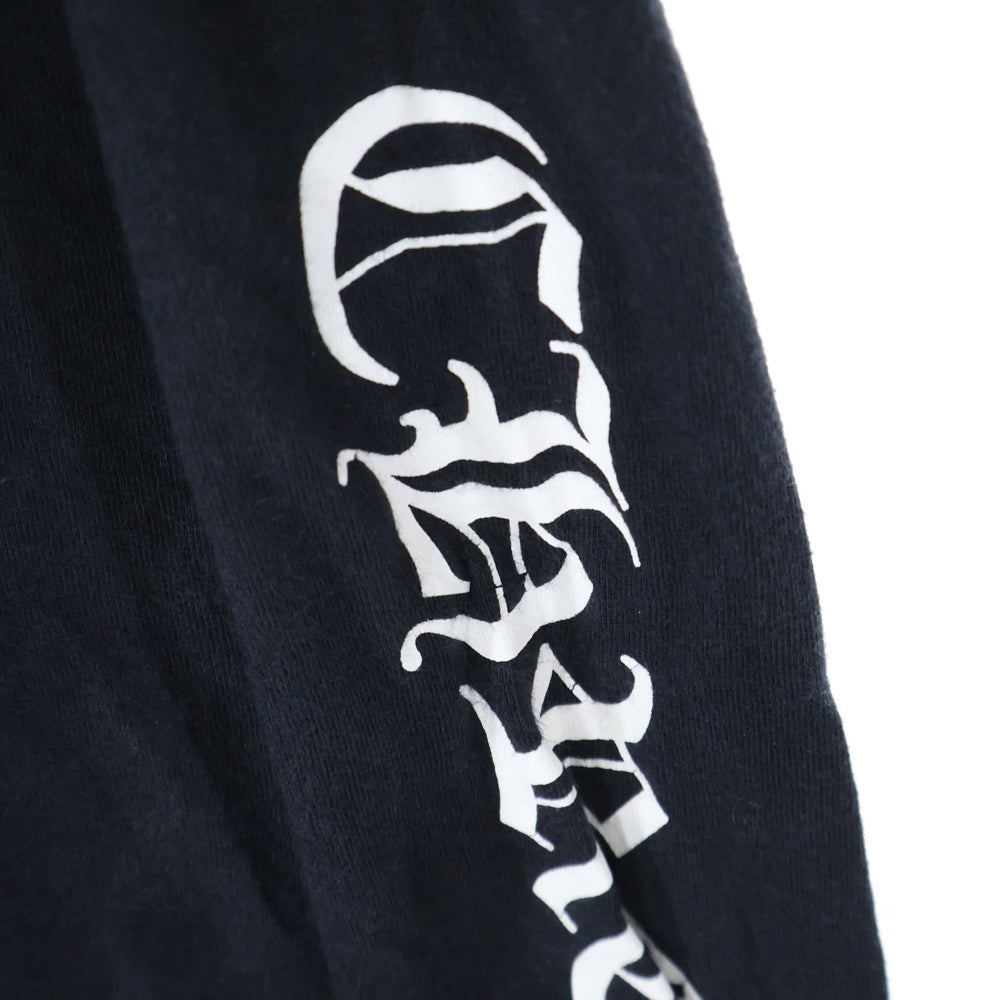 CHROME HEARTS(クロムハーツ) Arm Cross Print L/S Tee アームクロスプリントクルーネックロングスリーブTシャツカットソー ロンT ブラック