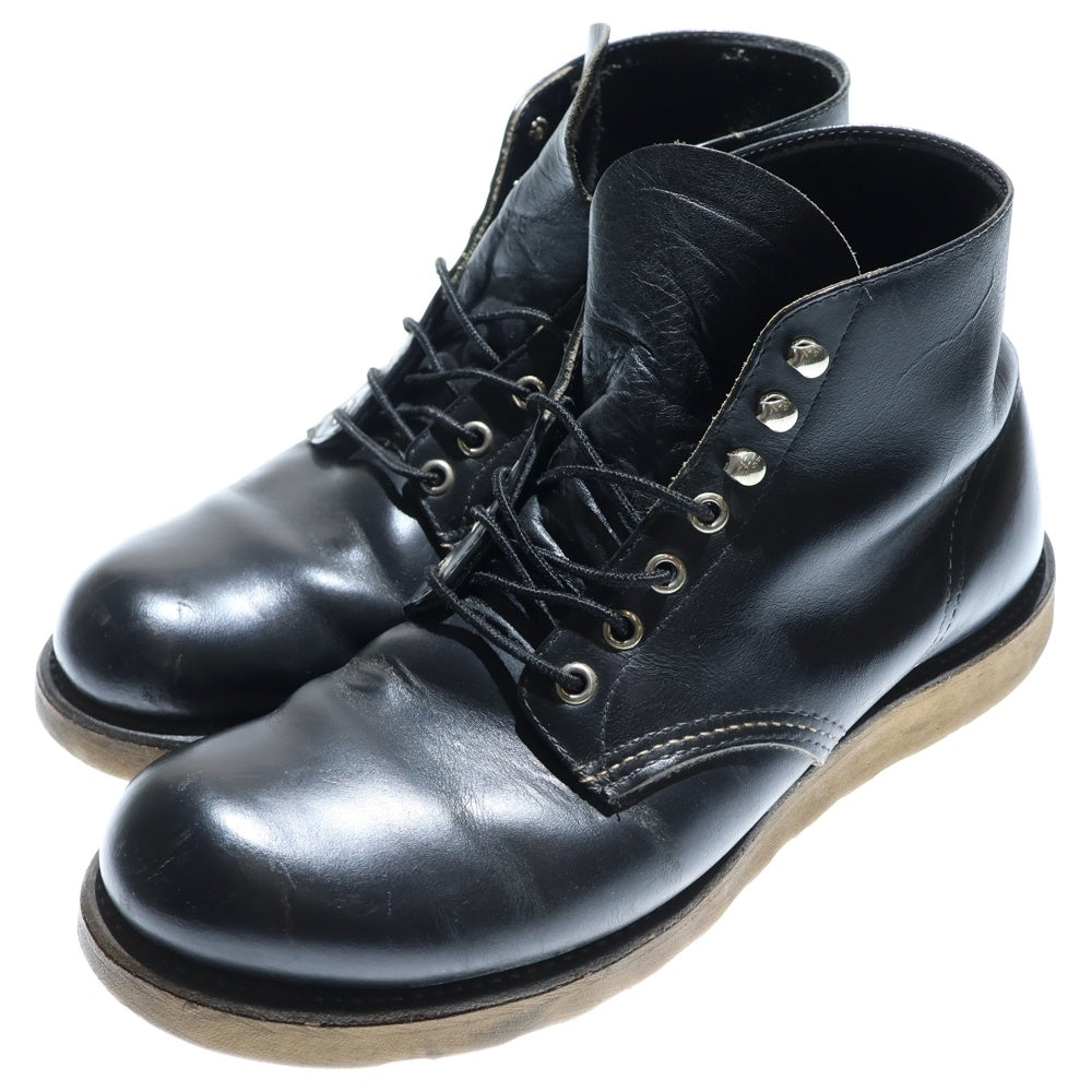 RED WING(レッド ウイング) 8165 6INCH CLASSIC ROUND BOOTS 6インチ クラシックラウンドブーツ レザー ブラック