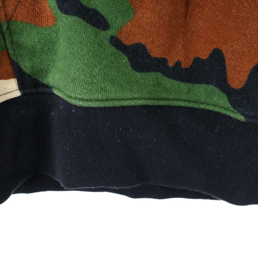 CHROME HEARTS(クロムハーツ) 22SS ×MATTY BOY PPO CAUTION HD PLVR マッティボーイ カモフラ総柄 チョンパープリントスウェット プルオーバーパーカー カーキ