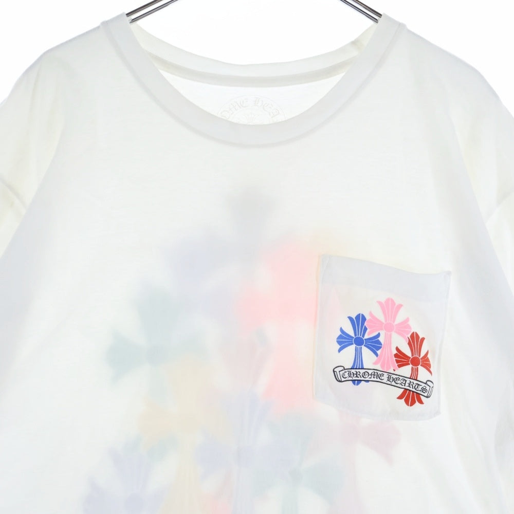 美品　クロムハーツ　Tシャツ マルチカラークロス ☆入手困難!☆希少品! クロムハーツ マルチカラークロスTシャツ