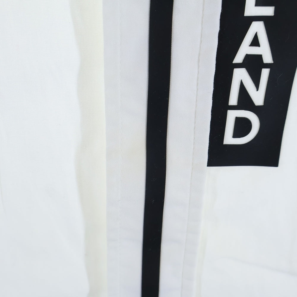 BURBERRY(バーバリー) RUBBER LOGO SHIRTS ラバーロゴ長袖シャツ ホワイト 8029258