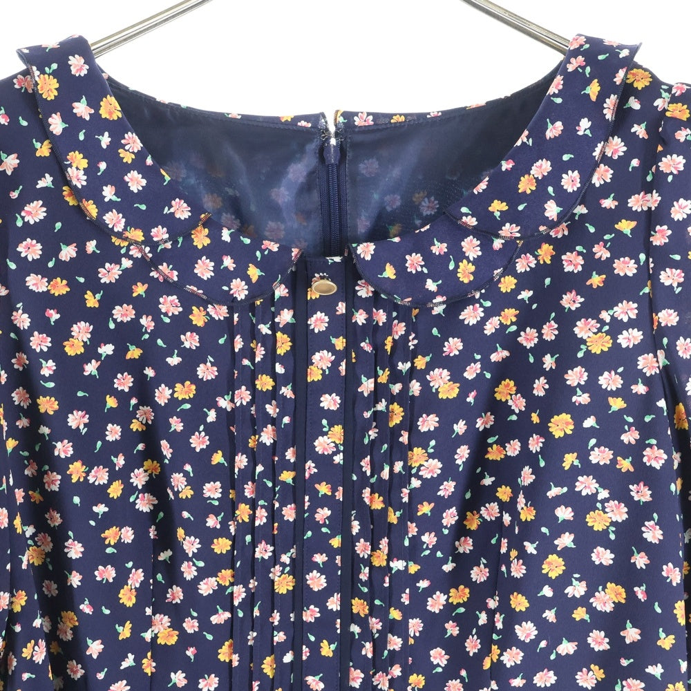 ef-de(エフデ) フラワープリント ひざ丈 ワンピース ネイビー レディース 95-21121056