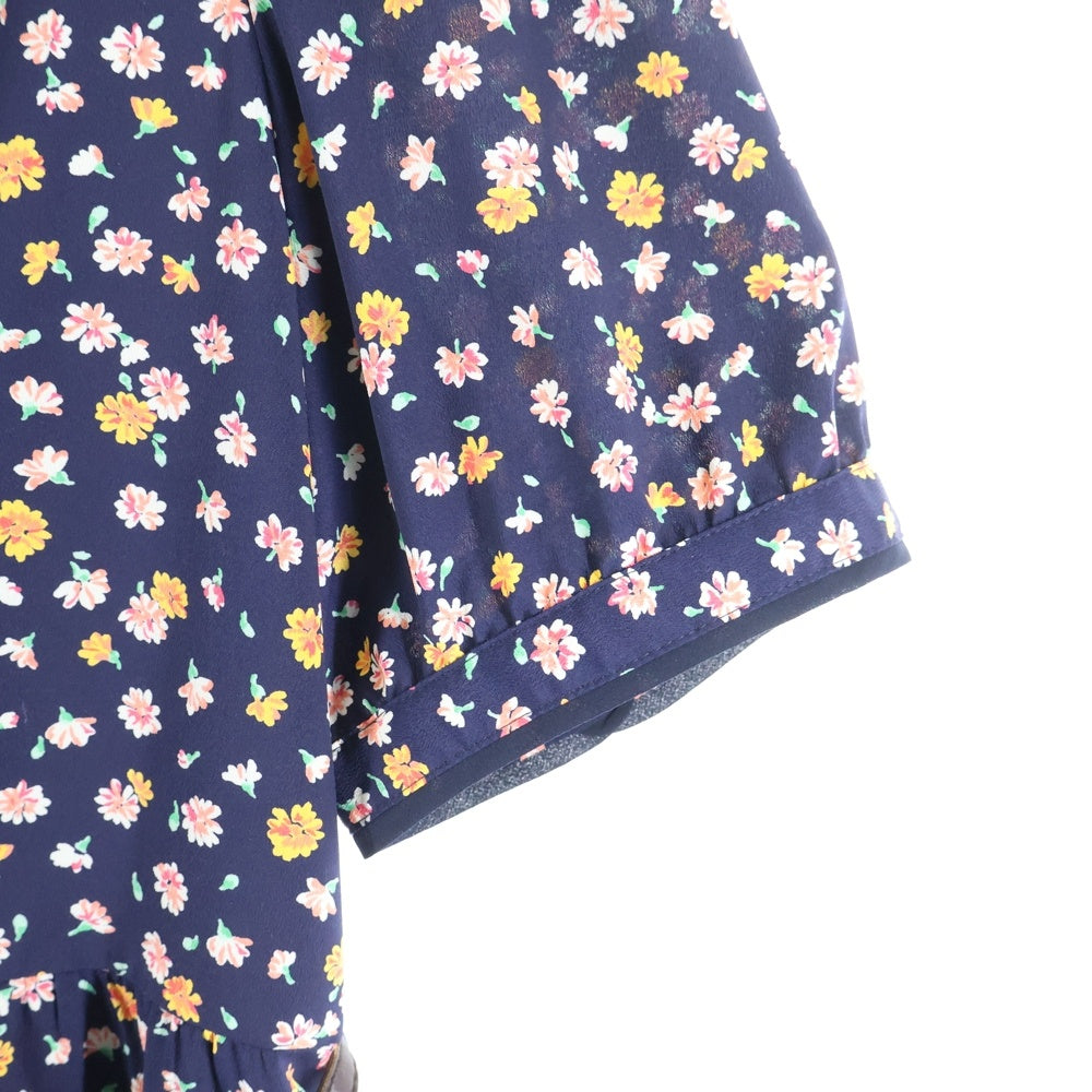 ef-de(エフデ) フラワープリント ひざ丈 ワンピース ネイビー レディース 95-21121056