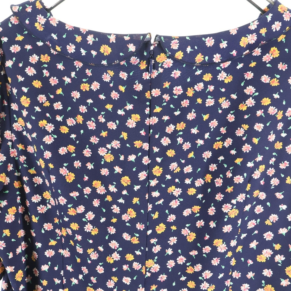 ef-de(エフデ) フラワープリント ひざ丈 ワンピース ネイビー レディース 95-21121056