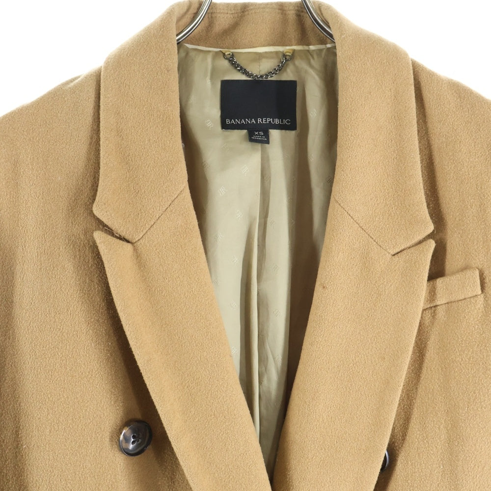 BANANA REPUBLIC(バナナリパブリック) double breasted Camel tan coat ダブルボタン チェスターコート レディース キャメル 672241