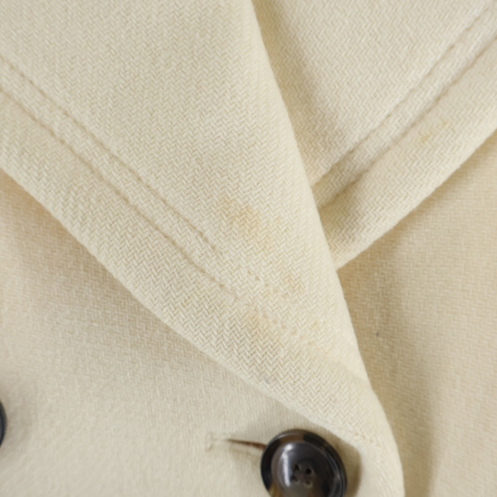 BANANA REPUBLIC(バナナリパブリック) double breasted White tan coat ダブルボタン チェスターコート ホワイト 884258