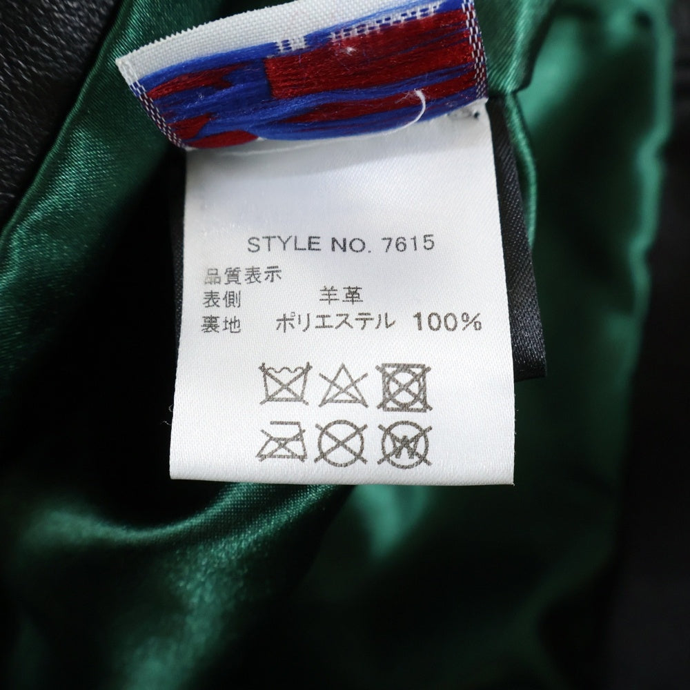 SCHOTT(ショット) 244US ラムレザー シングルライダースジャケット レザージャケット ブラック 7615