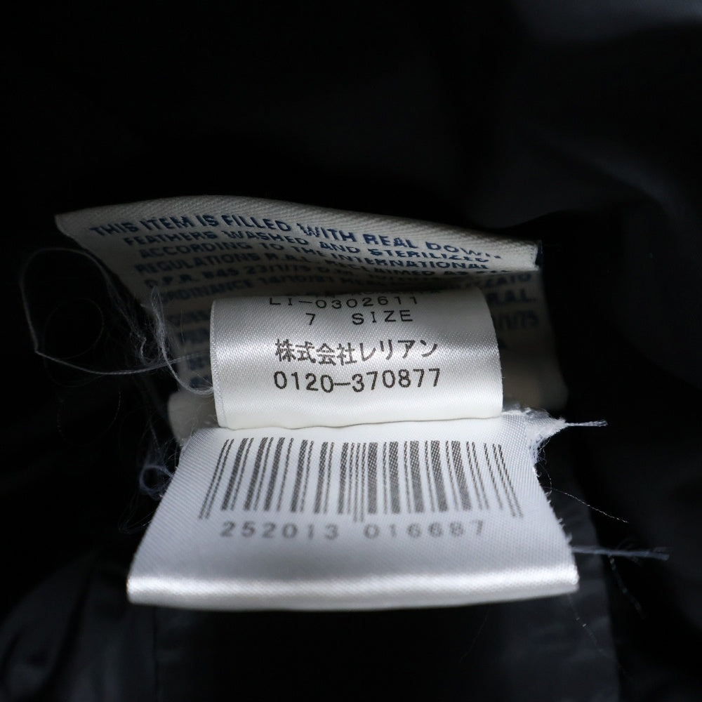 MONCLER(モンクレール) GENEVRIER GIUBBOTTO 320934991725 68065 ジュヌヴリエ ファーフード ロングダウンジャケット ブラック レディース