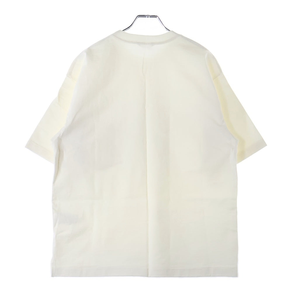 AURALEE(オーラリー) STAND-UP TEE A8ST01SU スタンドアップ ポケット クルーネック半袖Tシャツカットソー ホワイト