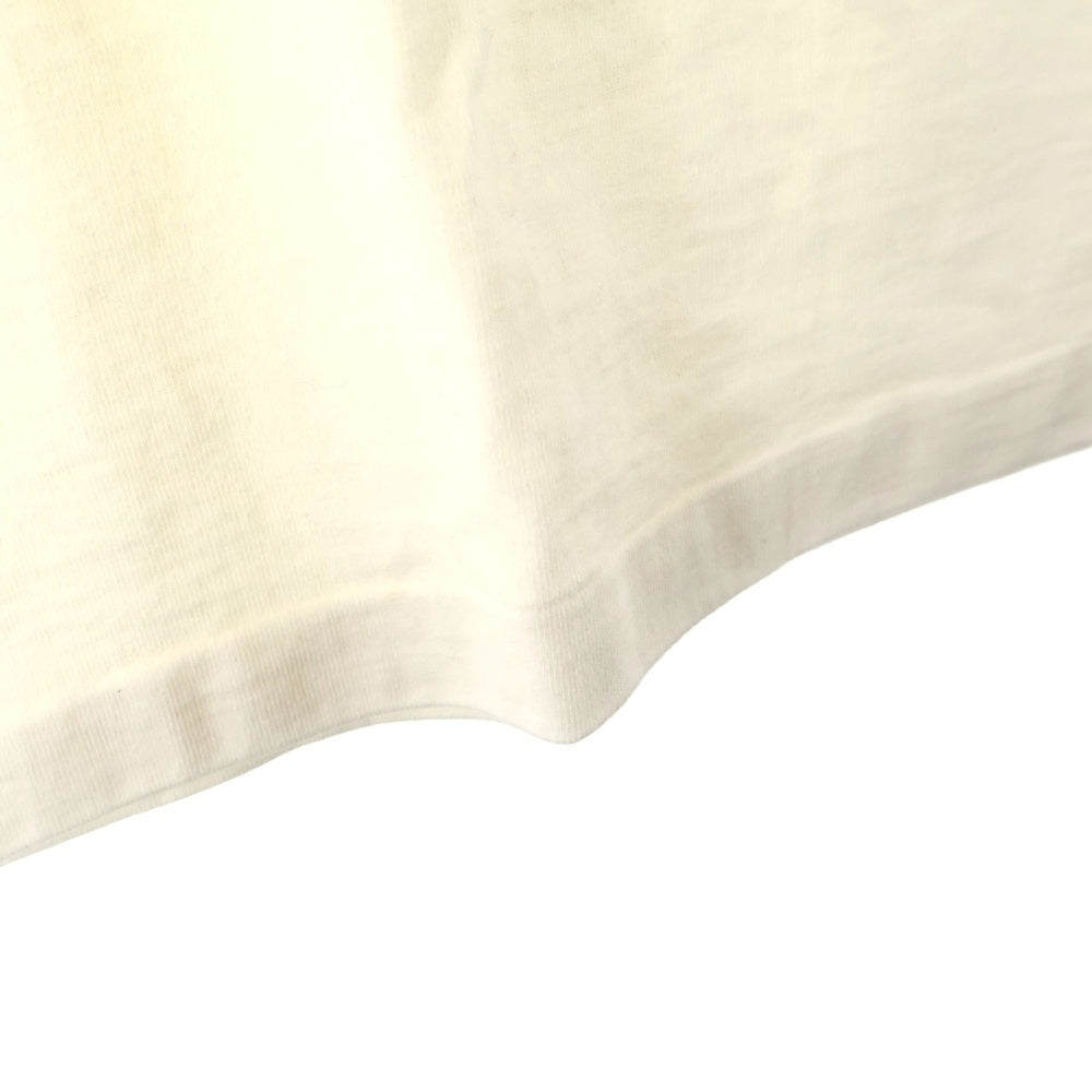 AURALEE(オーラリー) STAND-UP TEE A8ST01SU スタンドアップ ポケット クルーネック半袖Tシャツカットソー ホワイト