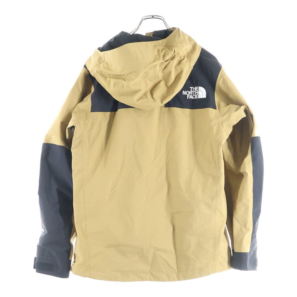 THE NORTH FACE(ザノースフェイス) MOUNTAIN JACKET GORE-TEX NP61800 マウンテンジャケット ゴアテックス ロゴ フーデッドナイロンジャケット ブラウン/ブラック