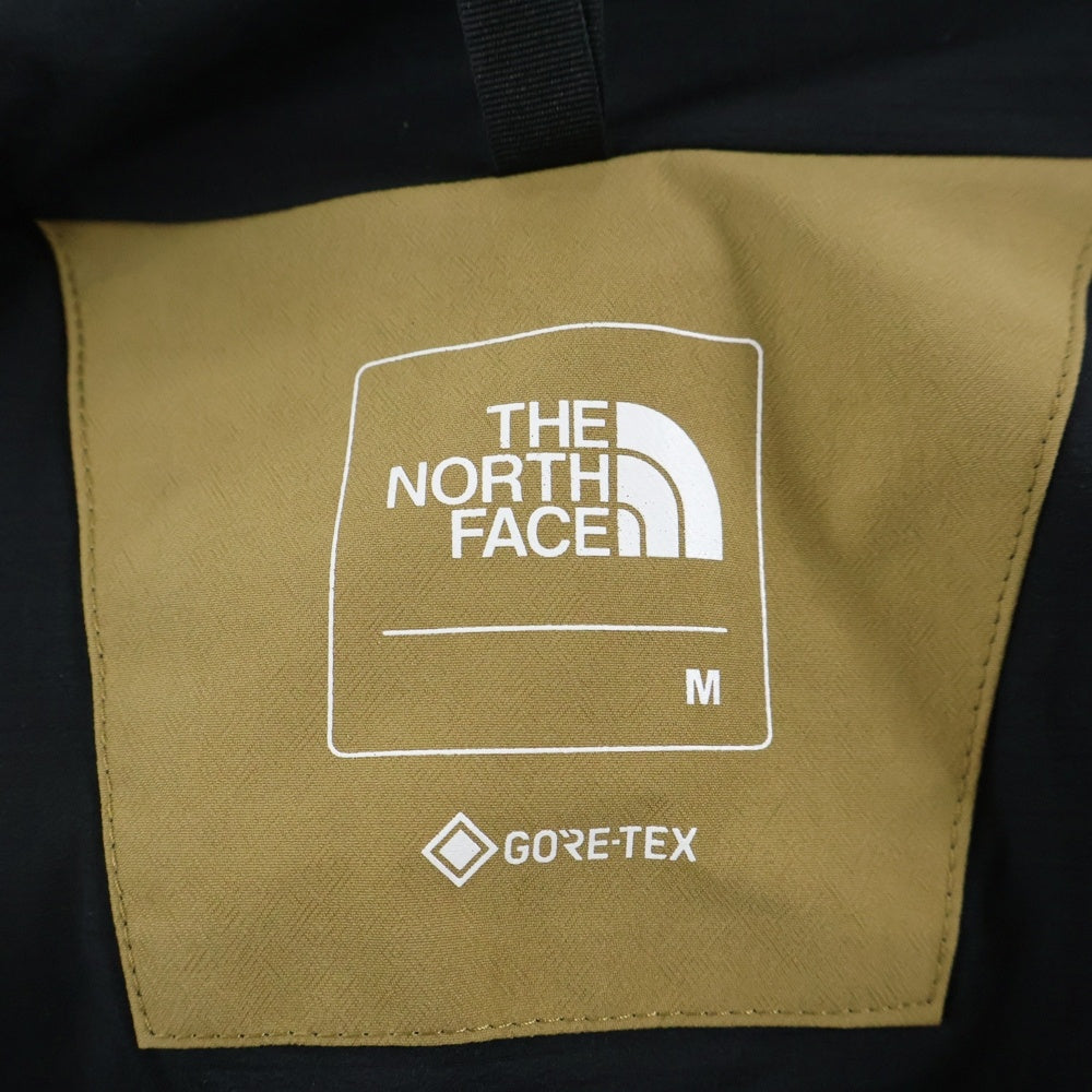 THE NORTH FACE(ザノースフェイス) MOUNTAIN JACKET GORE-TEX NP61800 マウンテンジャケット ゴアテックス ロゴ フーデッドナイロンジャケット ブラウン/ブラック