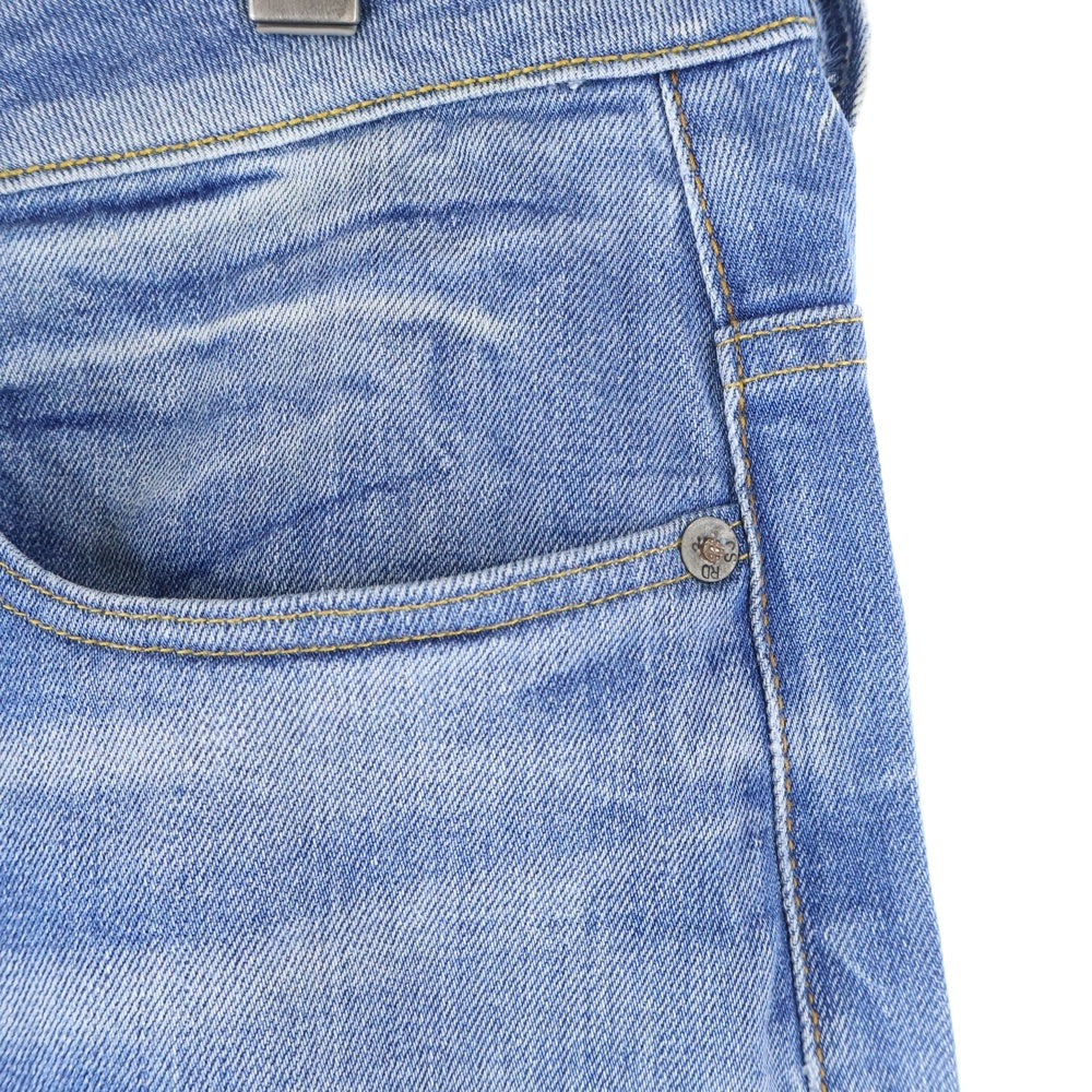 G-STAR RAW(ジースターロウ) 3301 STRAIGHT ボタンフライ ストレートデニムパンツ ジーンズ ブルー