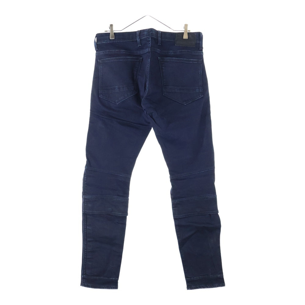 G-STAR RAW(ジースターロウ) AIRBLAZE 3D SKINNY ORIGINALS PITCH BLACK ジップフライ バイカーデニムパンツ ジーンズ ネイビー