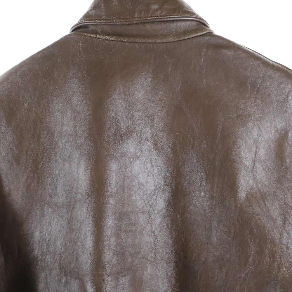 WILLIS&GEIGER(ウィルスガイガー) TYPE A-2 レザージャケット 30-145 ブラウン