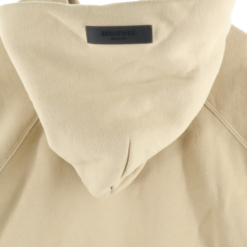 FOG Essentials(エフオージー エッセンシャルズ) Essenrials Hoodie ラバーロゴスウェットパーカー フーディ ベージュ
