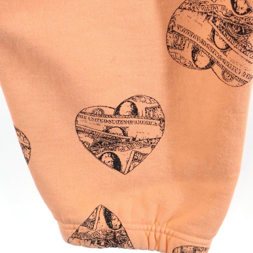 SUPREME(シュプリーム) 24AW Love Cash Sweatpant ラブキャッシュ プリントスウェットパンツ オレンジ