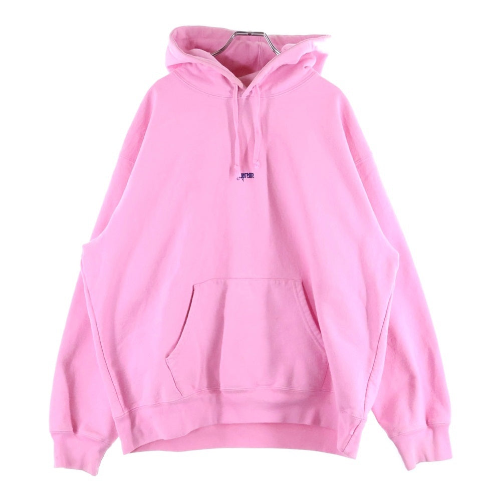 SUPREME(シュプリーム) 24AW Micro Logo Hooded Sweatshirt マイクロロゴ フーデッドスウェットシャツ スウェットパーカー フーディ ピンク