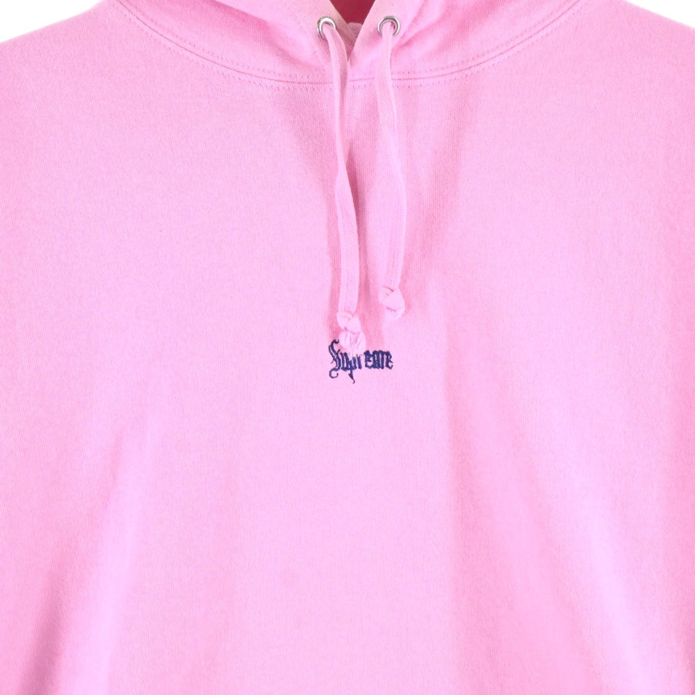SUPREME(シュプリーム) 24AW Micro Logo Hooded Sweatshirt マイクロロゴ フーデッドスウェットシャツ スウェットパーカー フーディ ピンク