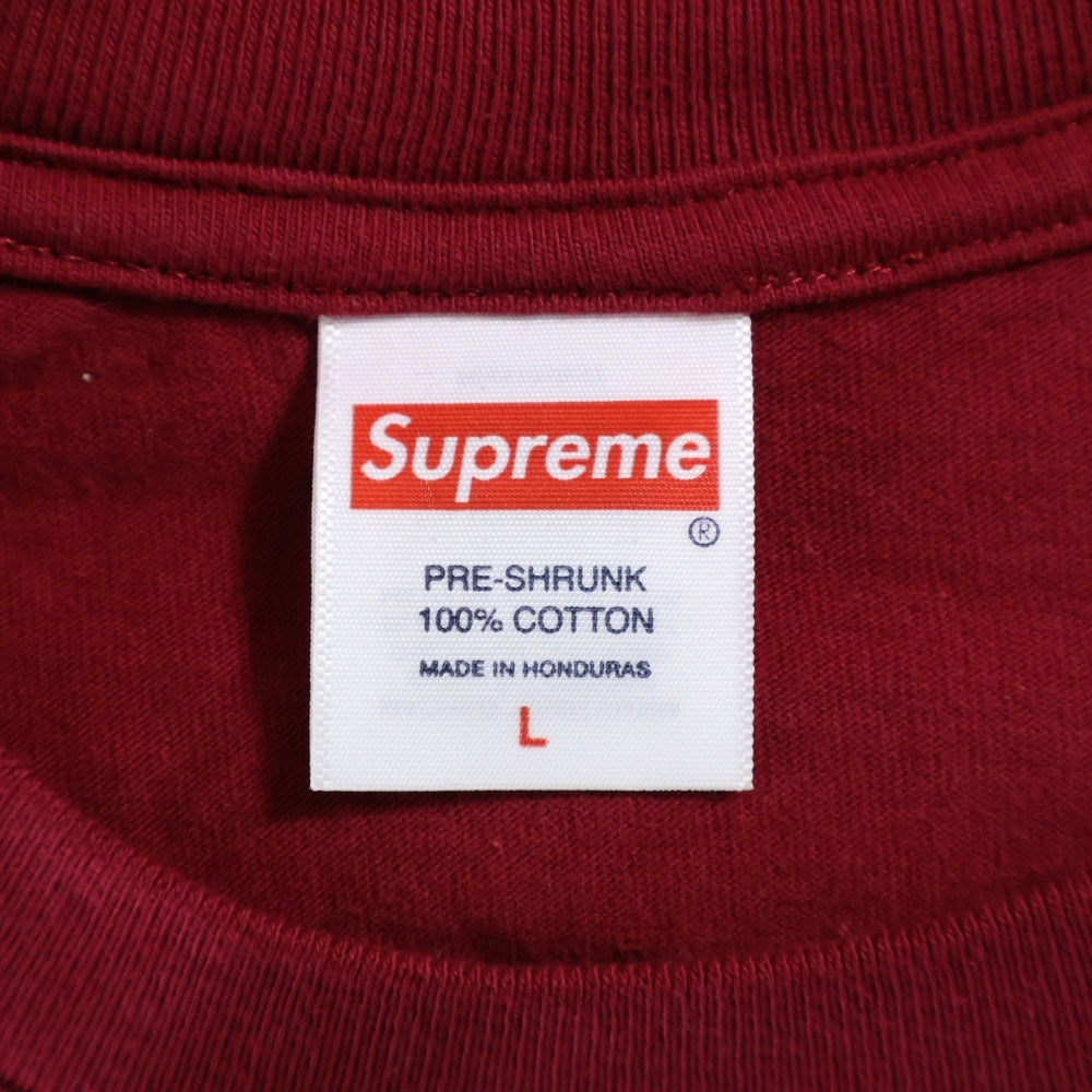 SUPREME(シュプリーム) 25SS Piss Tee ピス プリント クルーネック半袖Tシャツカットソー レッド