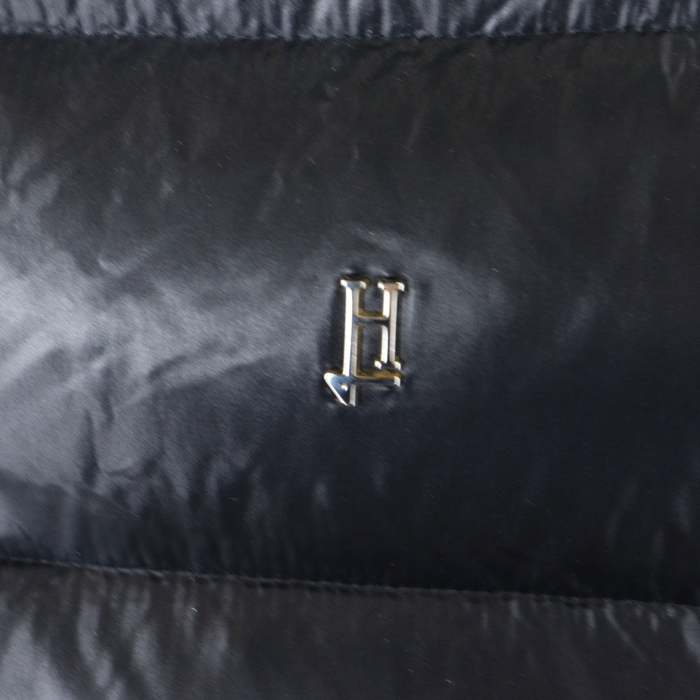 HERNO(ヘルノ) OnePoint Logo Down Jacket 51773‐46671‐7 ワンポイントロゴ ダウンジャケット フーディ ブラック