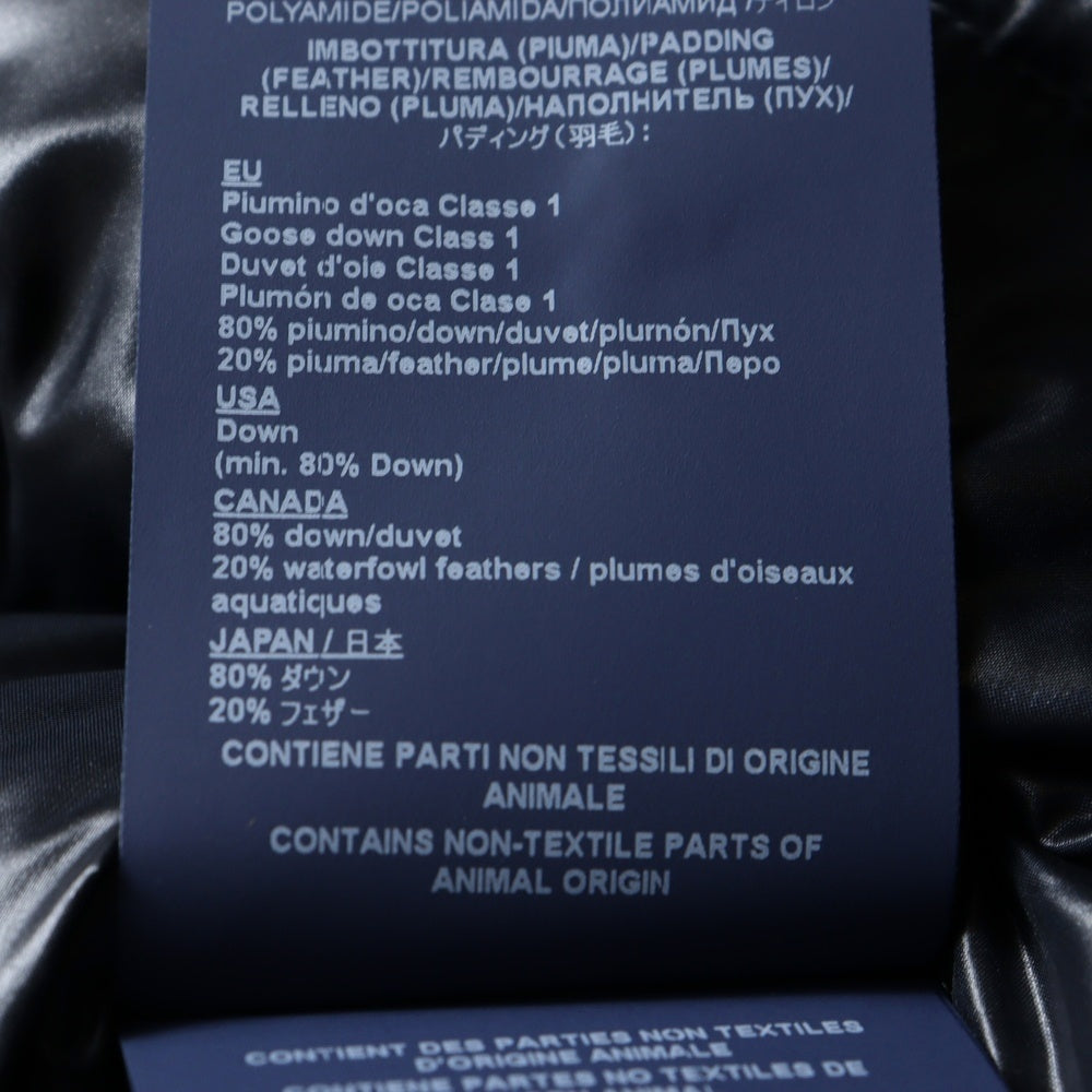 HERNO(ヘルノ) OnePoint Logo Down Jacket 51773‐46671‐7 ワンポイントロゴ ダウンジャケット フーディ ブラック