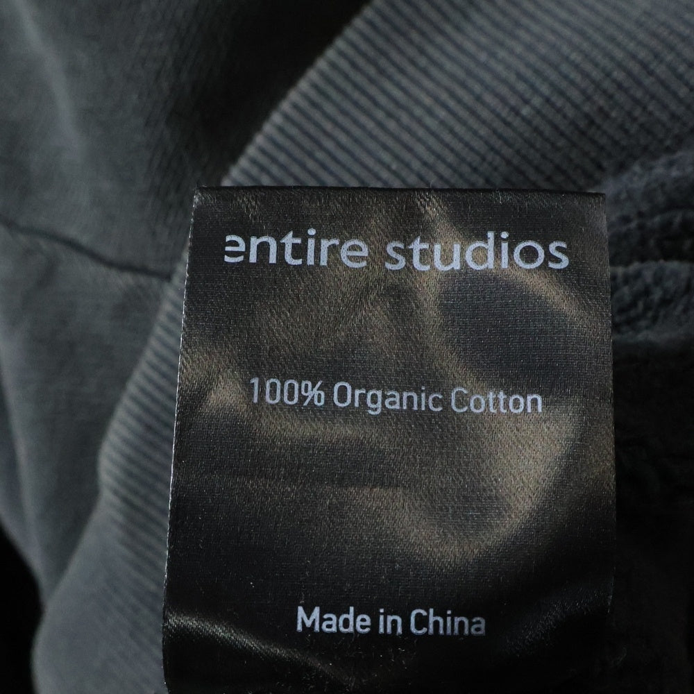 entire studios(エンタイア スタジオ) HEAVY HOOD ES2125 PO051 ヘビーフード プルオーバーパーカー フーディー グレー