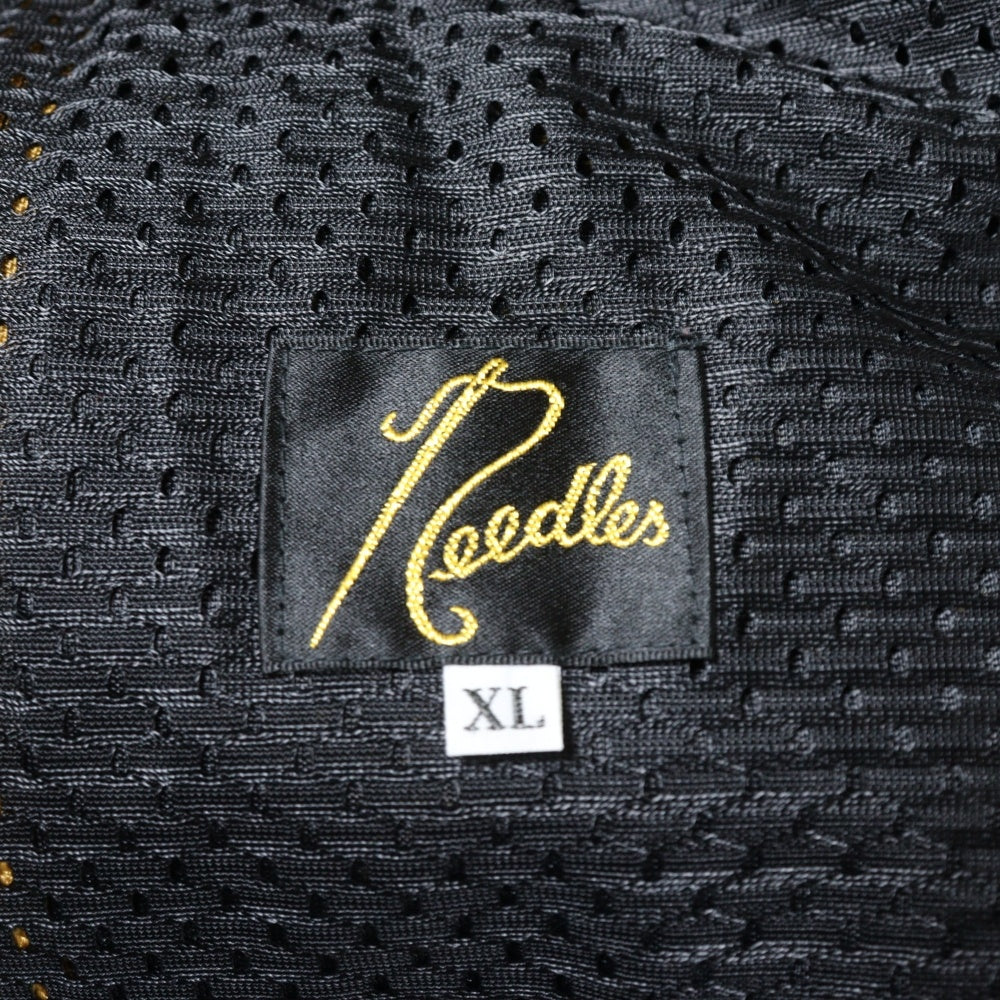 Needles(ニードルス) 24SS TRACK PANT POLY JQ OT225 ポリジャガード 総柄 トラックパンツ イエロー