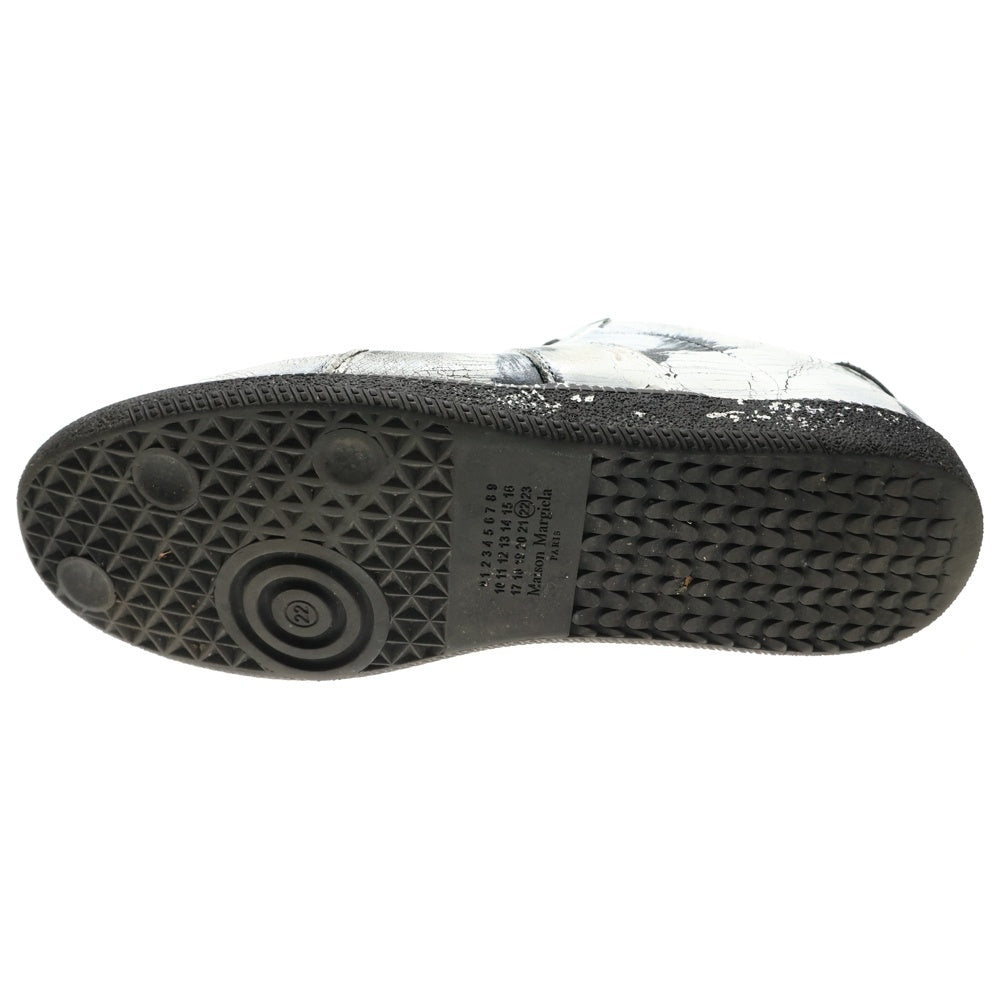 Maison Margiela 22(メゾンマルジェラ) REPLICA PAINT Low Cut Sneakers S37WS0566 レプリカ ペンキ加工ジャーマントレーナー ローカットスニーカー ホワイト