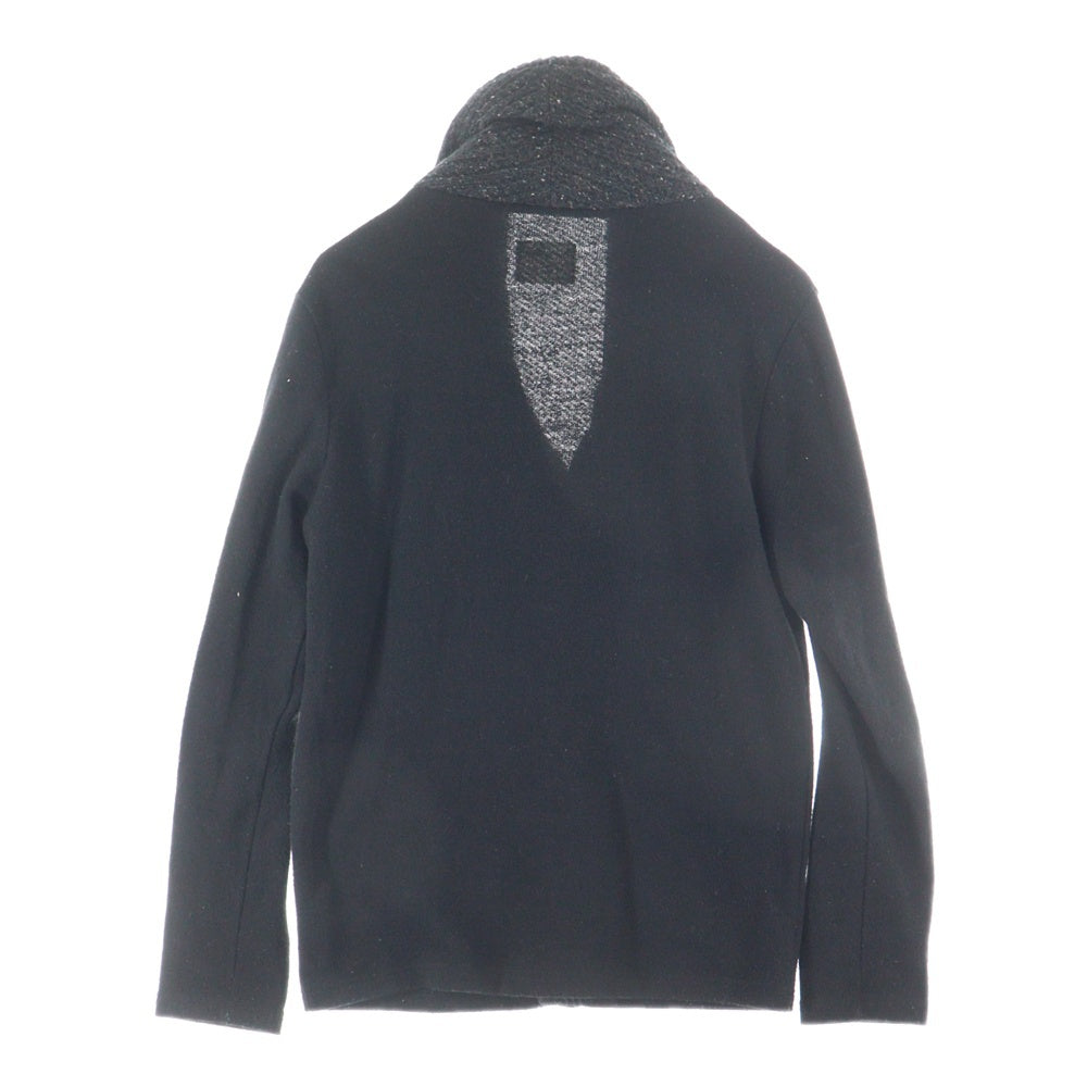 GANGSTERVILLE(ギャングスタービル) チェーン ロゴ 刺繍 ニット カーディガン ブラック GSV-11-FW-09