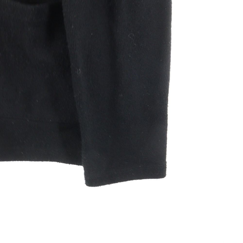 GANGSTERVILLE(ギャングスタービル) チェーン ロゴ 刺繍 ニット カーディガン ブラック GSV-11-FW-09