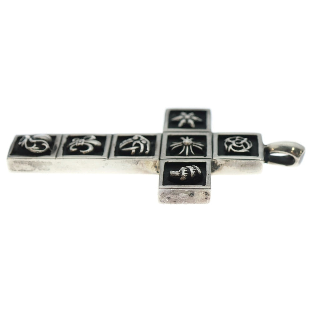 CHROME HEARTS(クロムハーツ) MULTI FRAMED CROSS マルチフレームドクロス ペンダントトップ シルバー BCA292