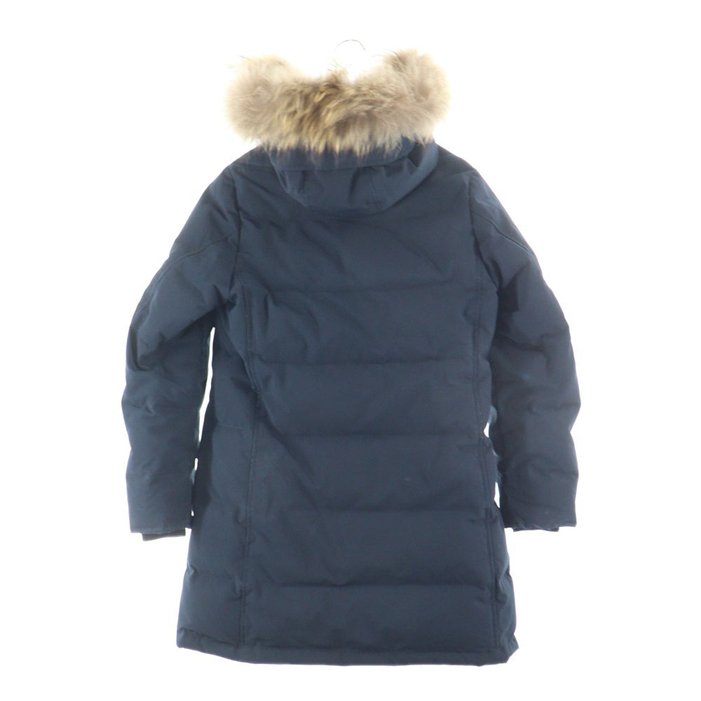 DANTON(ダントン) ファー付き フロントワンポイントロゴ刺繍 ダウン