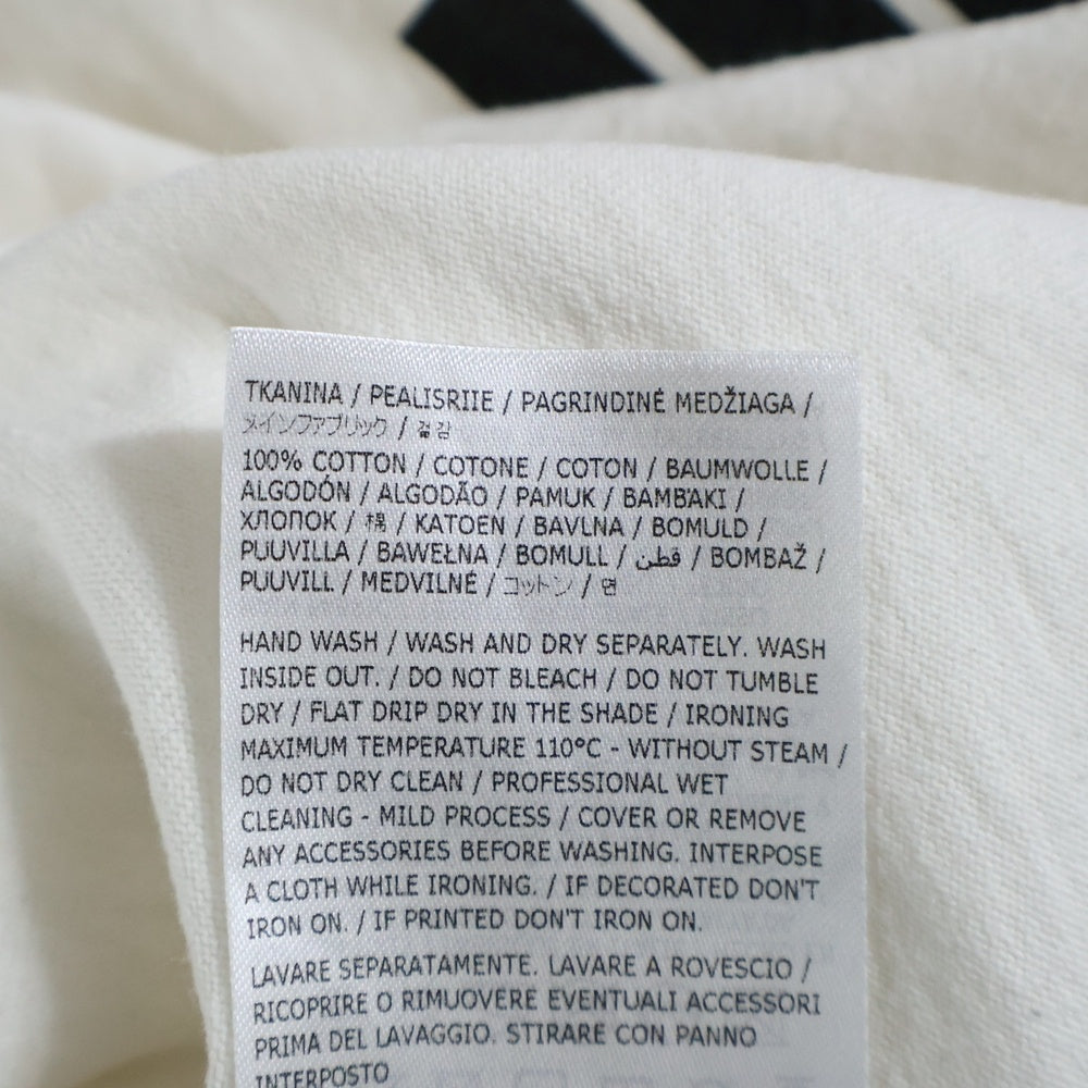 JIL SANDER(ジルサンダー) オーバーサイズ ロゴプリント クルーネック半袖Tカットソー ホワイト J21GC0001 J45148