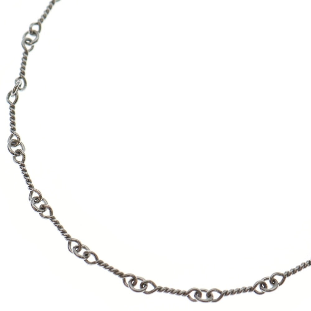 CHROME HEARTS(クロムハーツ) 18KWG NECKCHAIN T16 ツイストチェーンネックレス 16inch ホワイトゴールド BCA001