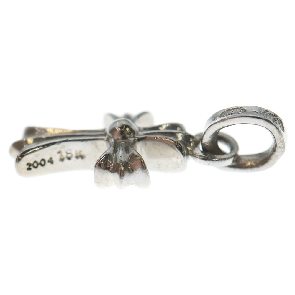 CHROME HEARTS(クロムハーツ) 18KWG CRS BBYFAT P/SAP ベイビーファットクロス PAVEピンクサファイア ペンダントトップ ホワイトゴールド